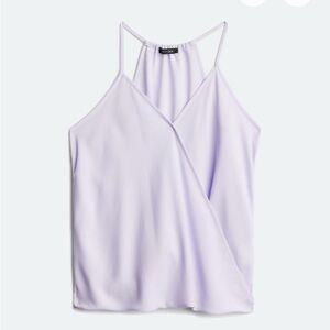 Papermoon Purple Donte Surplice Cami Blouse